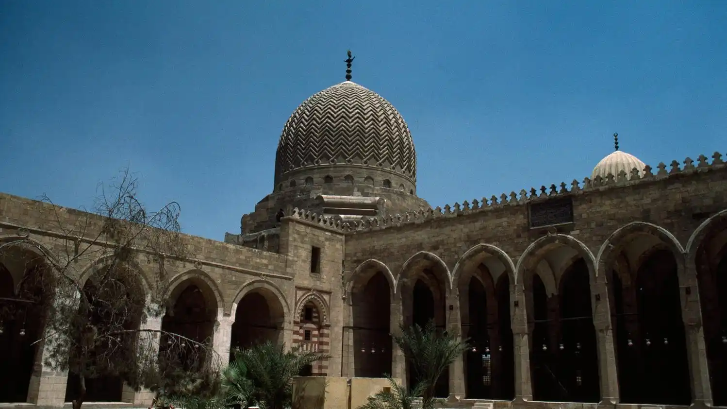 The dome of Sultan Al Nasir Faraj khanqah 